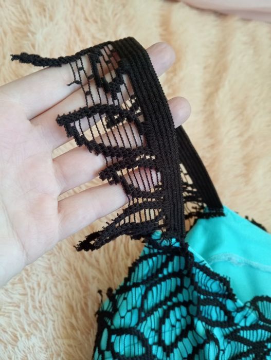 Платье летнее бирюзовое.