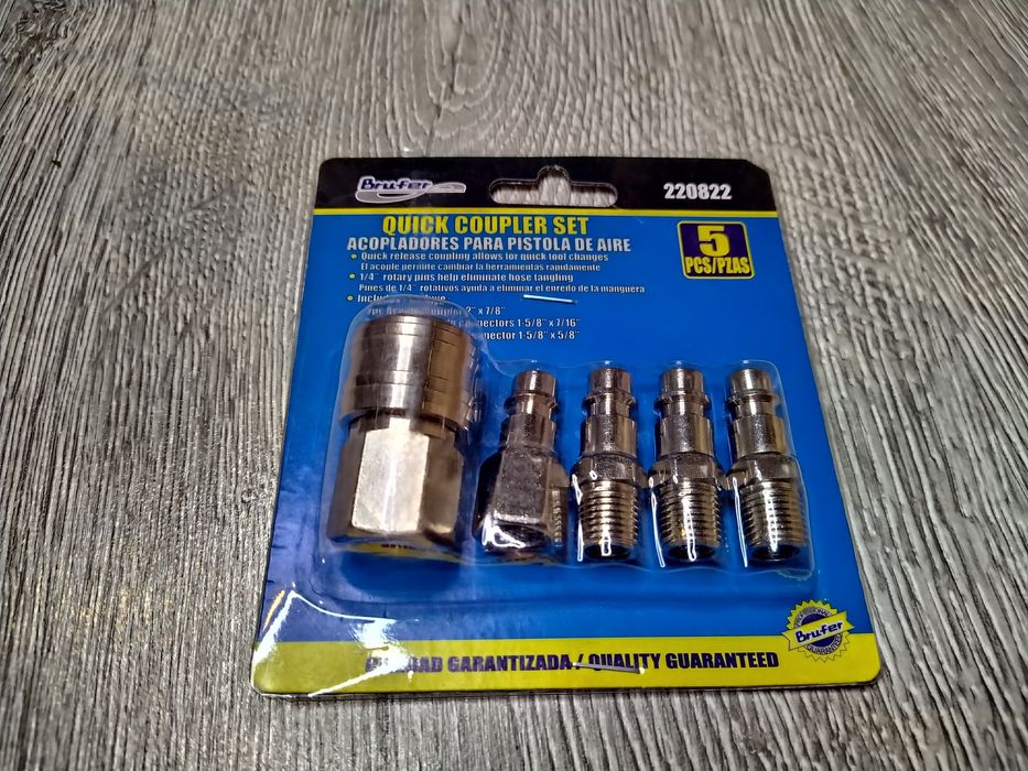 SET 5 Cuple Rapide 1/4" Pneumatice Aer Comprimat