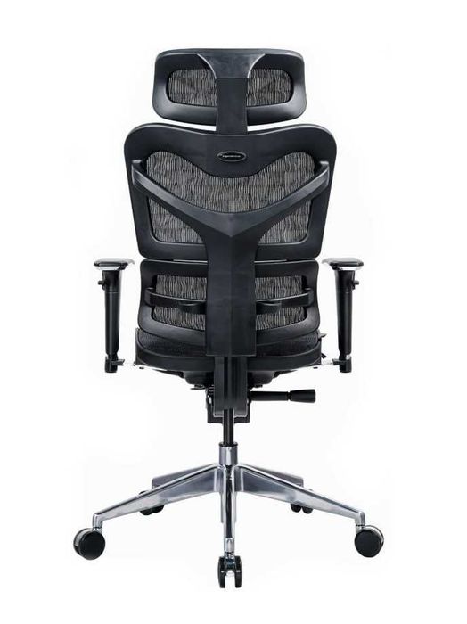Ергономичен стол Multi-function механизъм, до 250 kg, черен