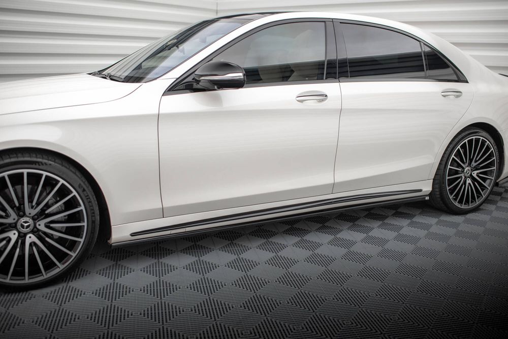 Добавки за прагове Maxton design за Mercedes Benz W222 (2013-2020)