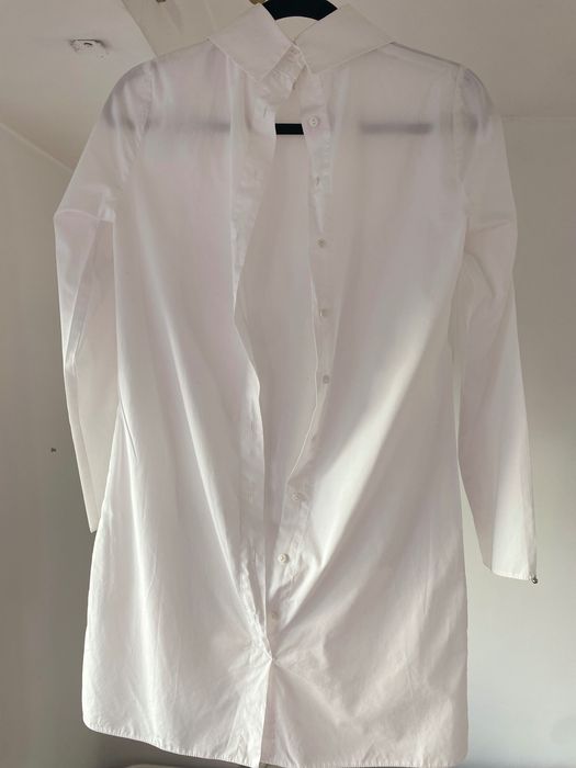 Rochie cămașă albă poema