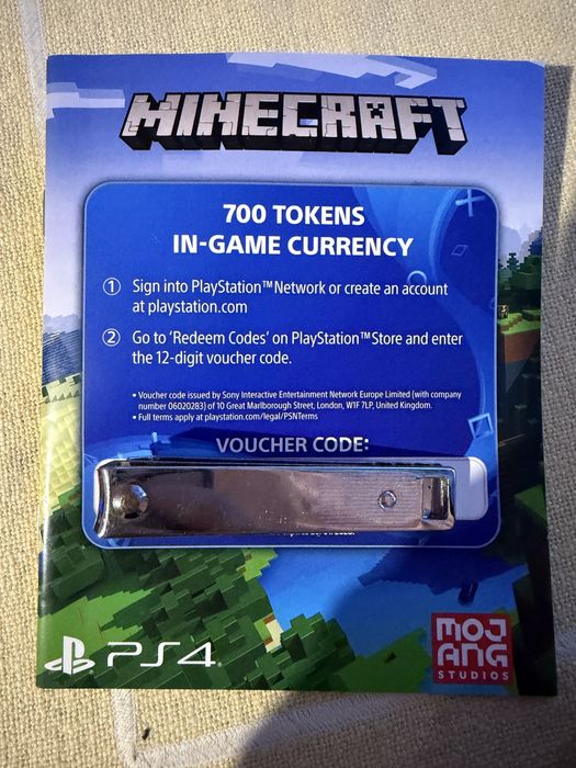 Игра за PS4 - Minecraft