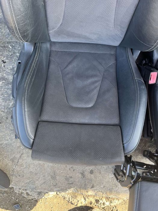 Кожен рекаро салон алкантара за Audi A5 8T Cabrio Кабрио номер 18