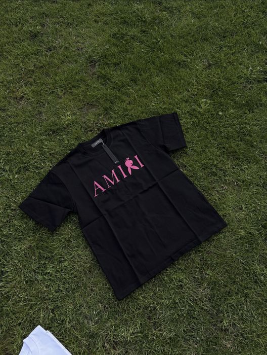 Tricouri Amiri Alb-Negru •PREMIUM