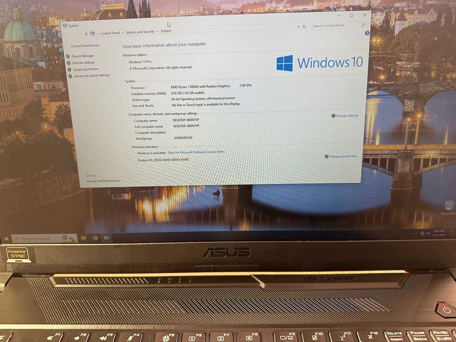 ASUS Tuf Gaming FA706l 8Gb Ram 1TB SSD | Factura & Garantie |