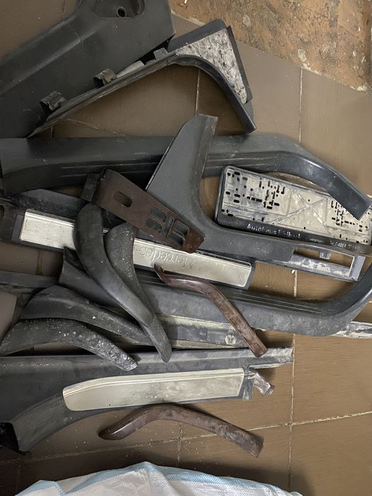 Пластик по салону w220