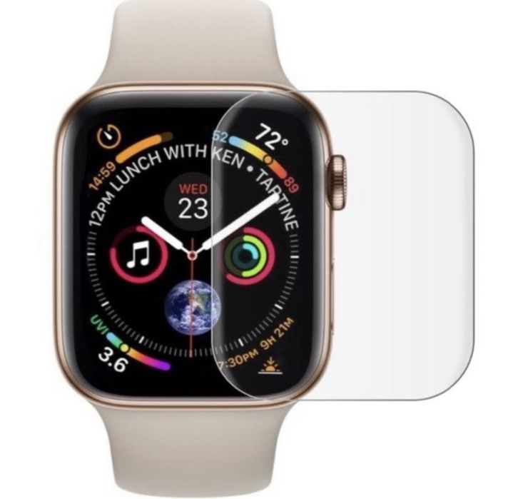 Folie Protectie Curbata Hydrogel Clear Ceas Apple Watch Orice Serie