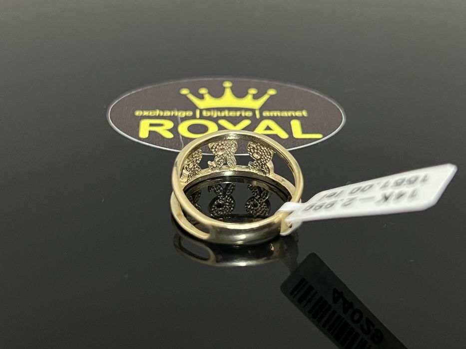 Bijuteria Royal CB : Inel dama aur 14K 585  2,99 grame