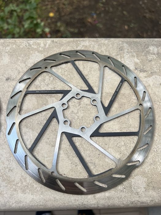 SRAM Level Silver Stealth 4-бутали дискови спирачки с дискове 180/160