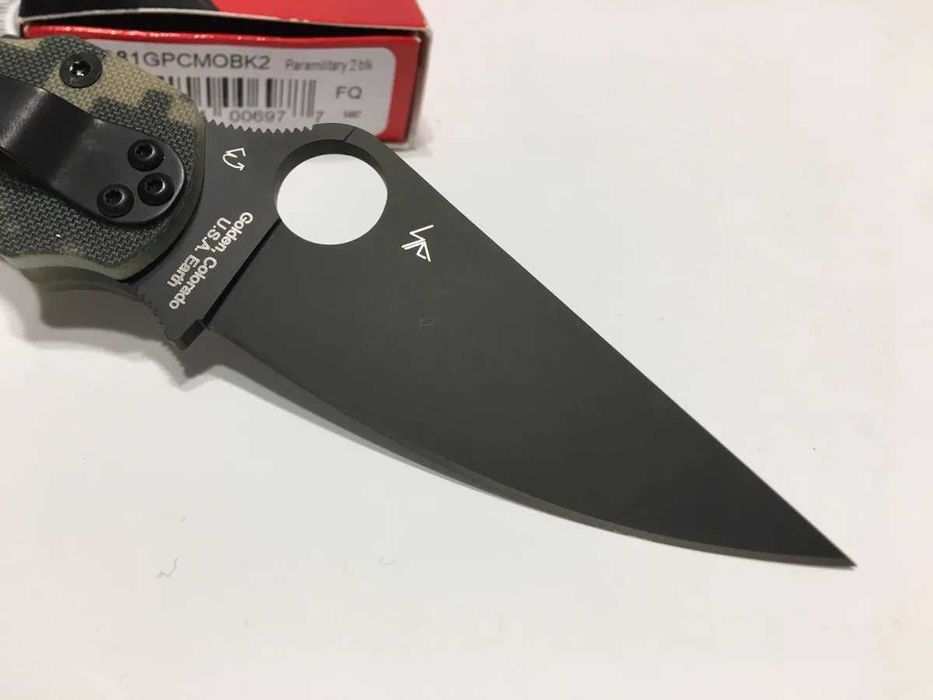 Cutit Briceag Spyderco USA Paramilitary 2 Camo G10