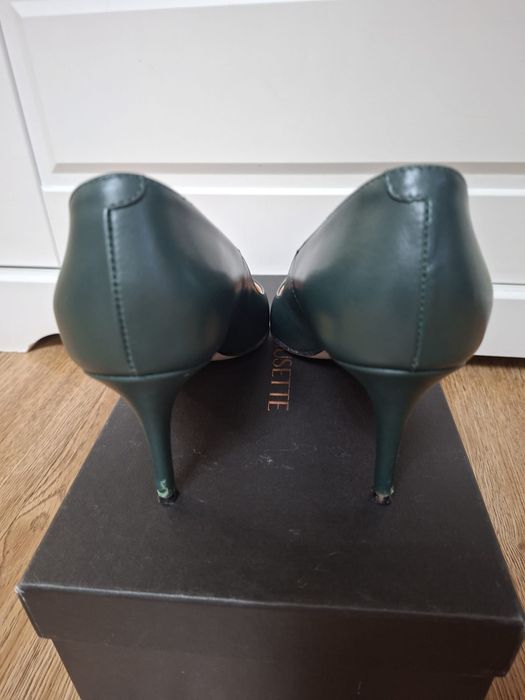 Pantofi stiletto Musette, mărimea 38, model Ella, piele