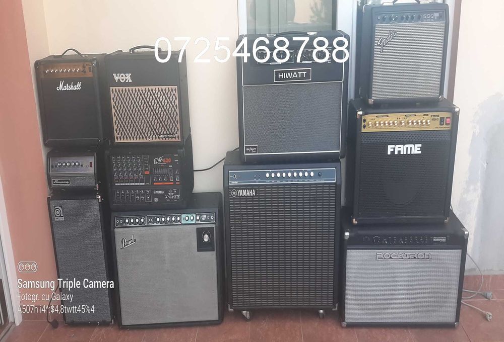 chitara acustica clasica electrica bass tobe roland vox combo 100w