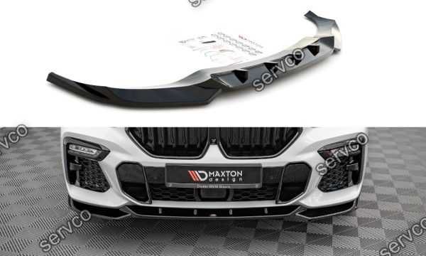Prelungire bara fata BMW X6 G06 2019-2023 v1 Maxton Design
