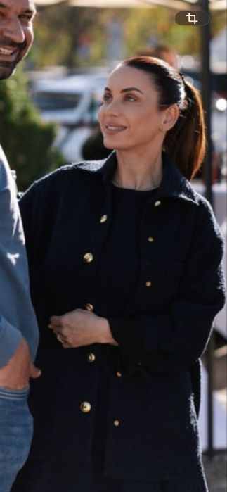 Pinko букле яке/сако със златисти брандирани копчета нова колекция