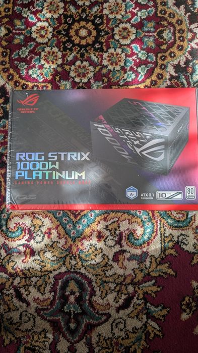 Новый блок питания Asus ROG STRİX 1000W PLATİNUM