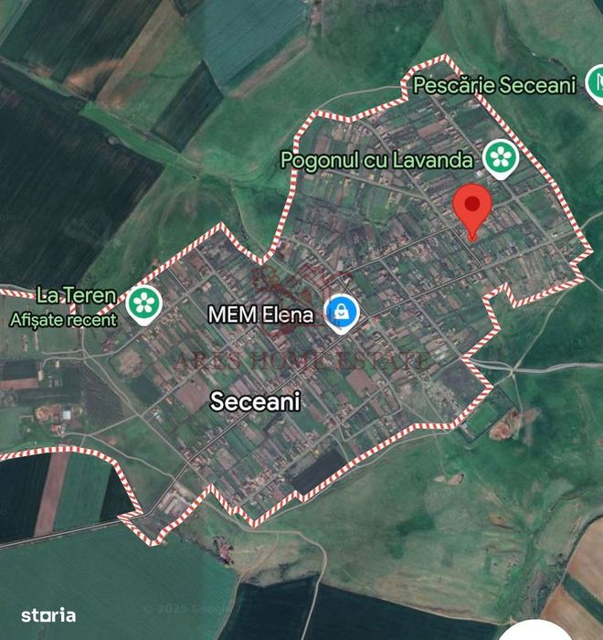 Teren intravilan 4.393 mp Seceani, lângă autostradă A1, Comision 0