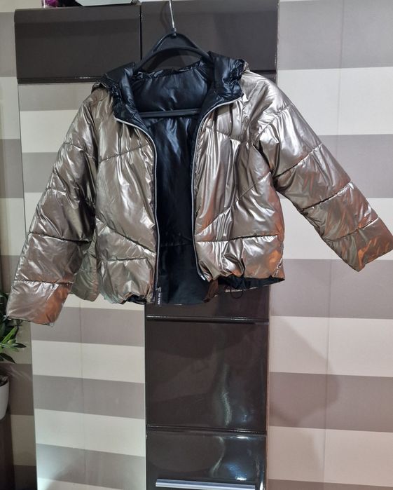 Двулицево преходно детско яке - размер 10-11г