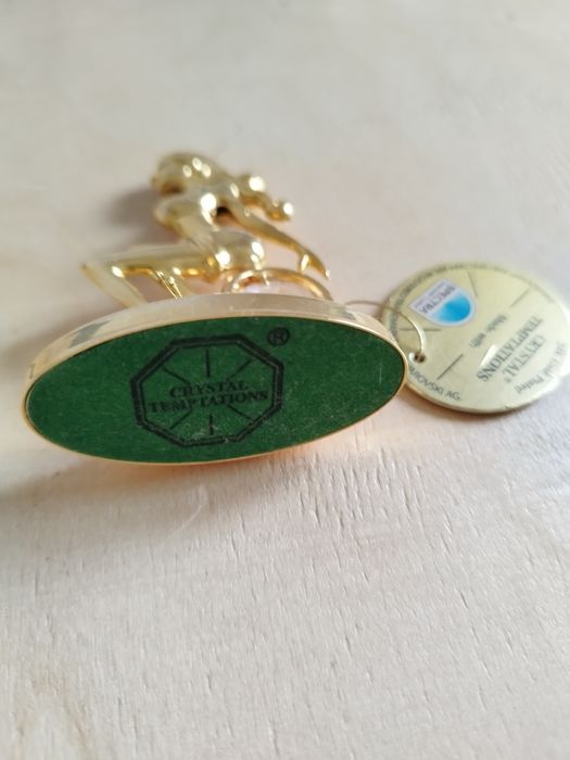 Декоративна фигурка, позлатена с кристал Swarovski