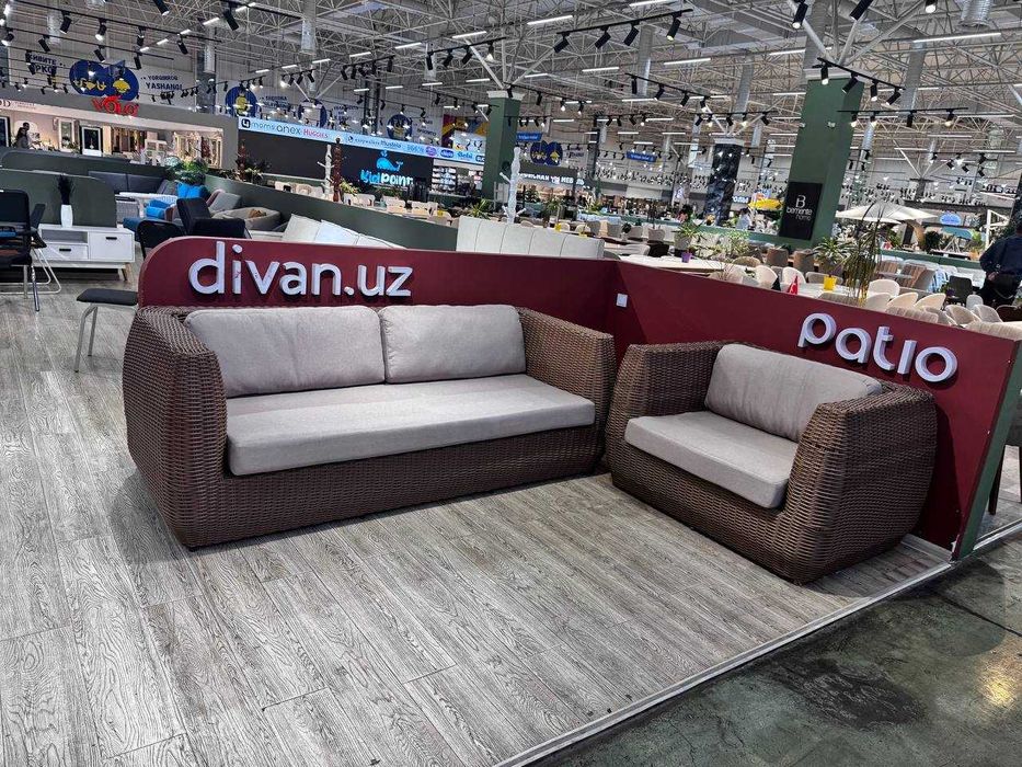 срочно ликвидация товара садовый комплект диван и кресло Ланкастер