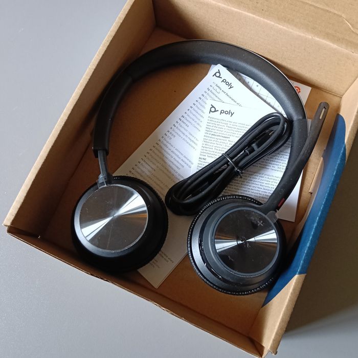 Casti noi Plantronics Poly 4320UC - wireless cu microfon pentru birou,