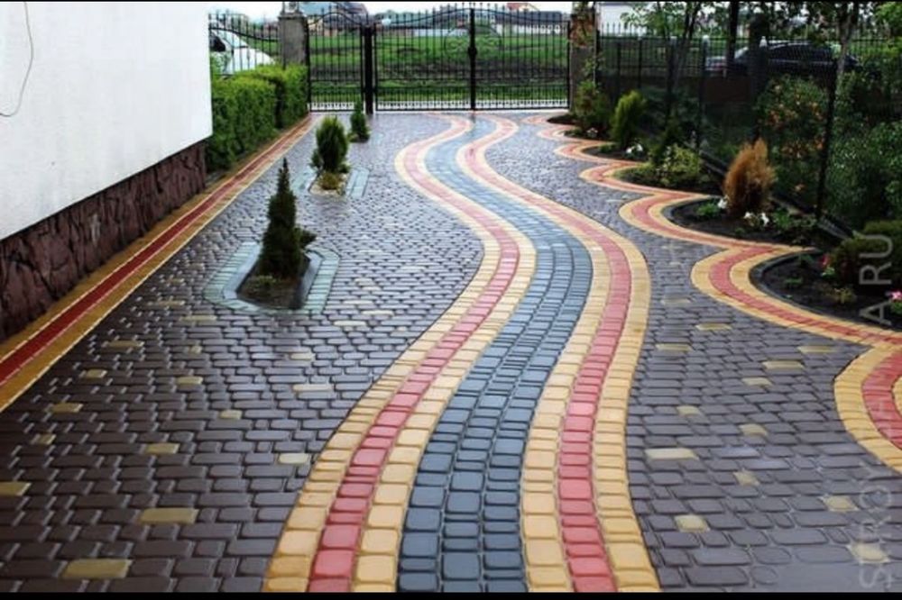 Укладка брусчатки