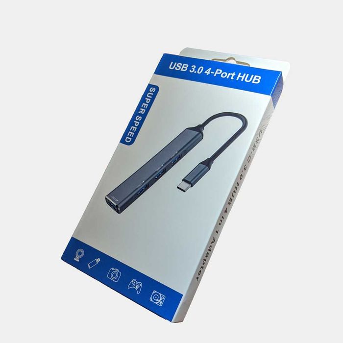 USB 3 HUB Multi Splitter Super Speed 4-портовый концентратор 5 Гбит/с