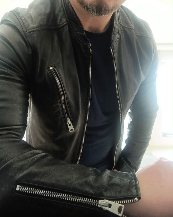 Мъжко кожено яке AllSAINTS (L)