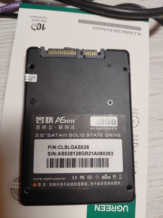 Продам SSD 128GB ASint