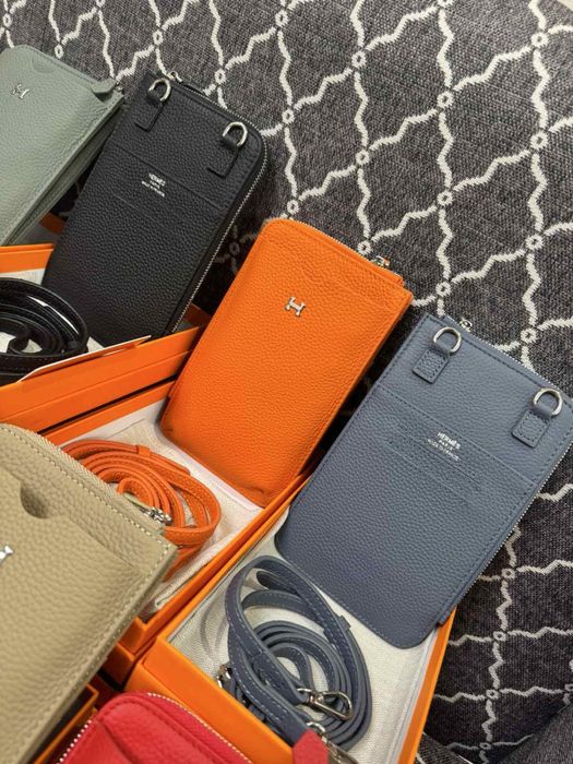 Чанти Hermes от естествена кожа