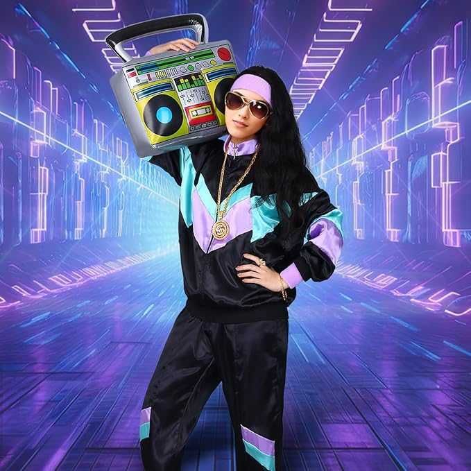 Costume cuplu retro anii 70 80. Halloween carnaval