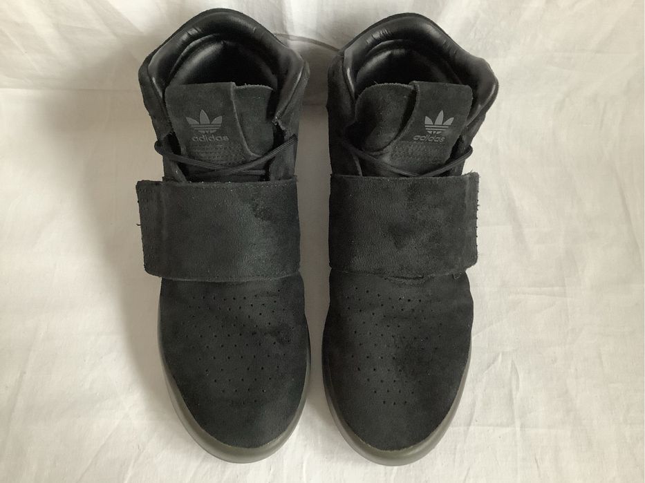 Ghete piele intoarsa naturala Adidas Tubular Strap, 38 2/3