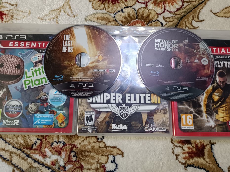 Диски для Ps3, все оригинальные.