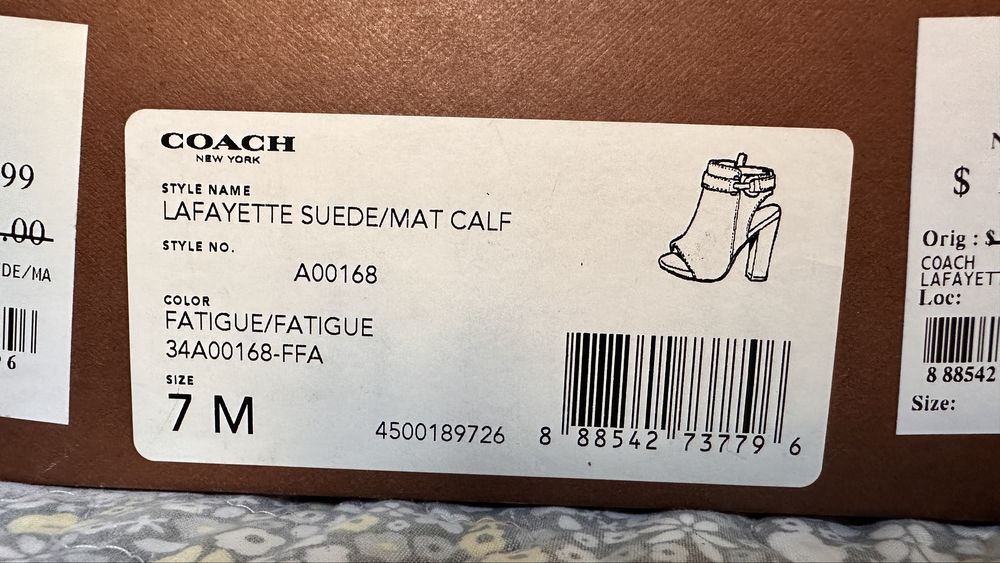 Дамски обувки Coach, 37 размер