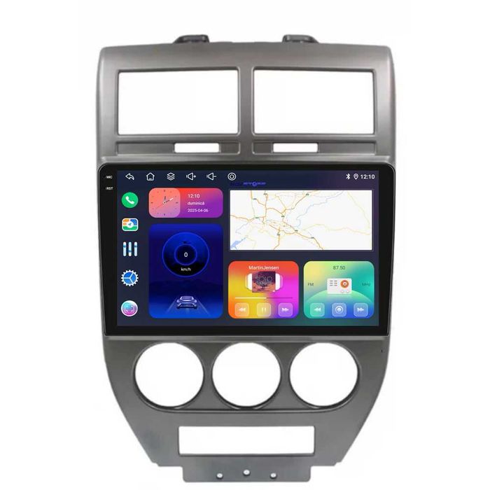 Navigatie Dedicata Jeep Compass (2006-2010), 9Inch, Carplay