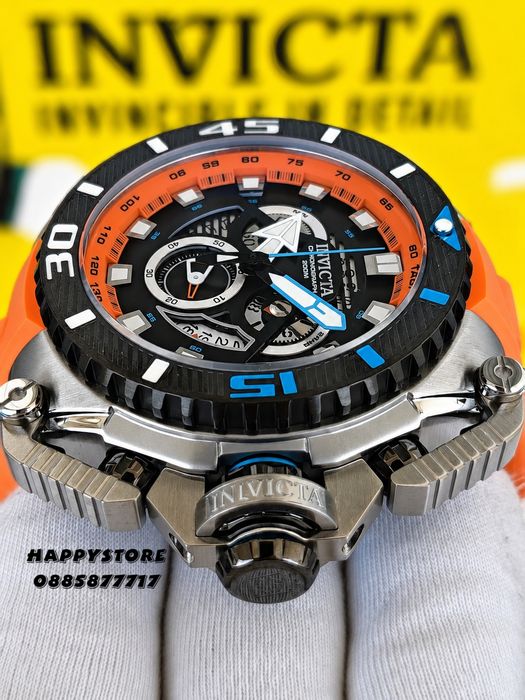 INVICTA Optimus Orange 66 mm, Инвикта нов мъжки часовник