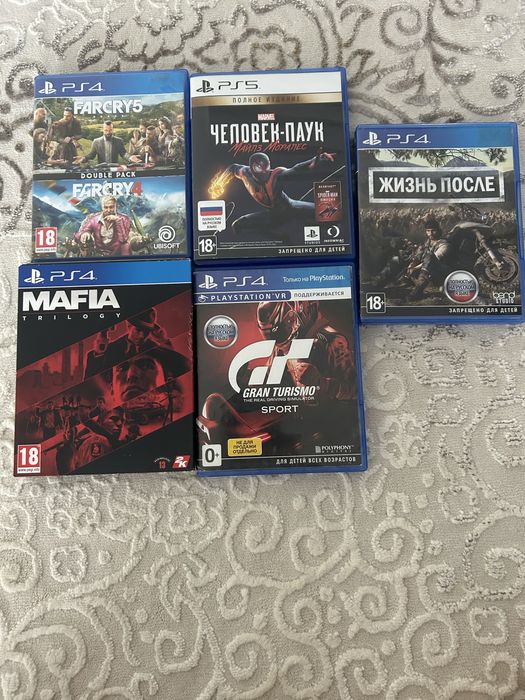 Игры на пс 4-5 в отличном состояний