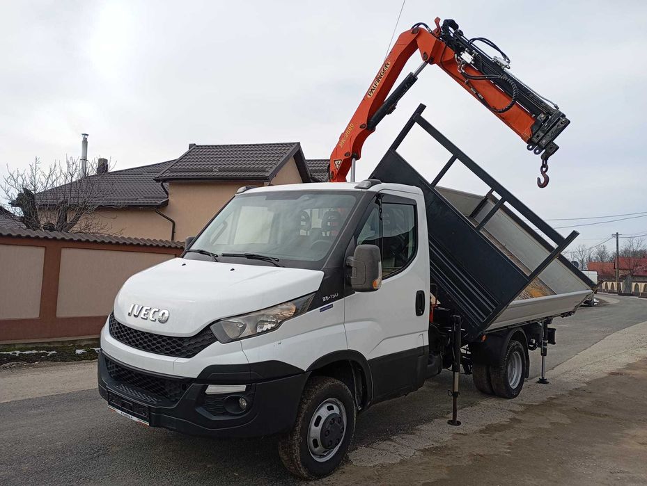 Iveco dayli 35 c 15 cu macara
