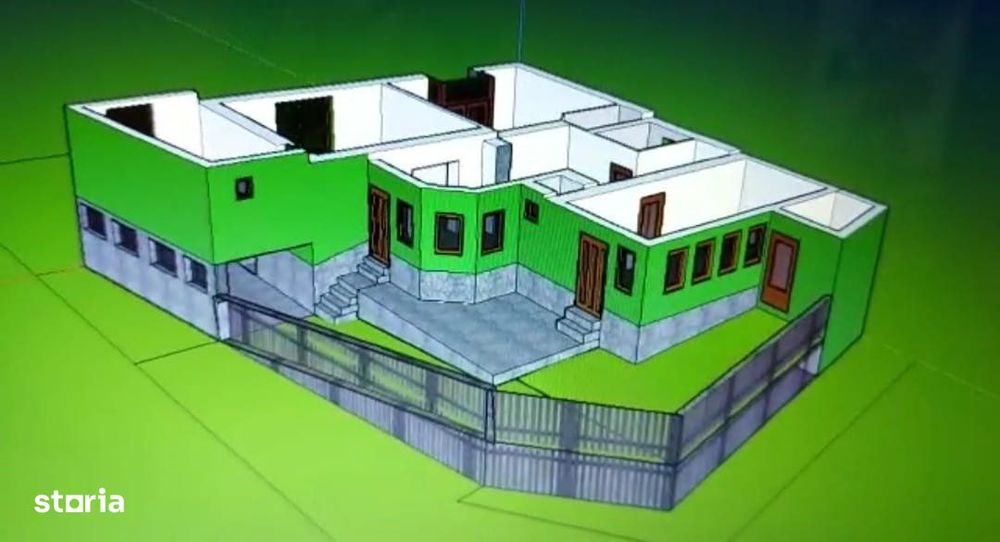 De vanzare casa individuala+spatiu comercial(40mp), zona centrala, Dej