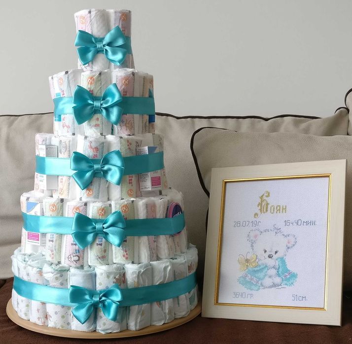 Торта от памперси