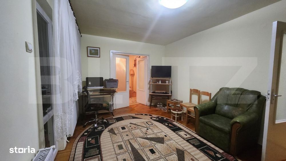 Apartament 3 camere, 60 mp, zona Dambu Pietros