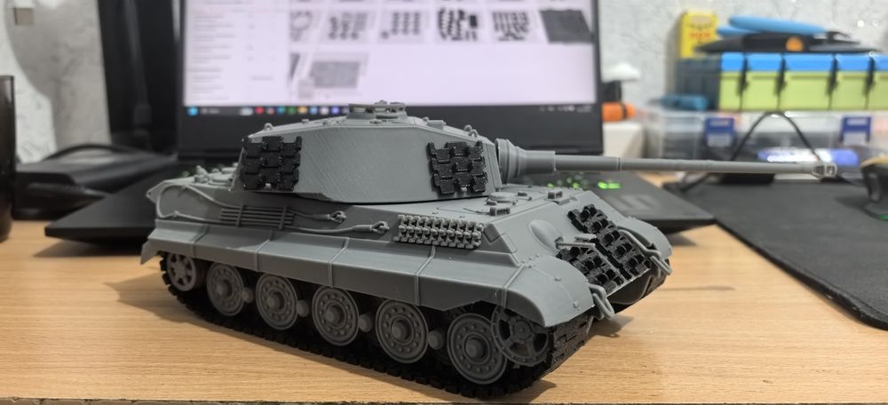 Королевский тигр 3д печать