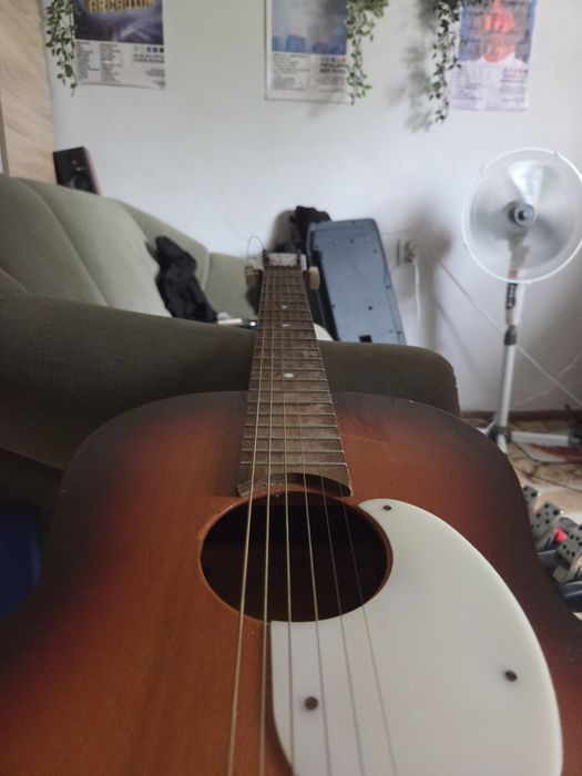 Chitară veche acustică Kay Kansas (anii '60, rară, de colecție) – funcțională