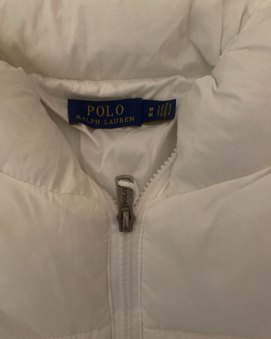 Geaca polo ralph lauren alba scurta femei