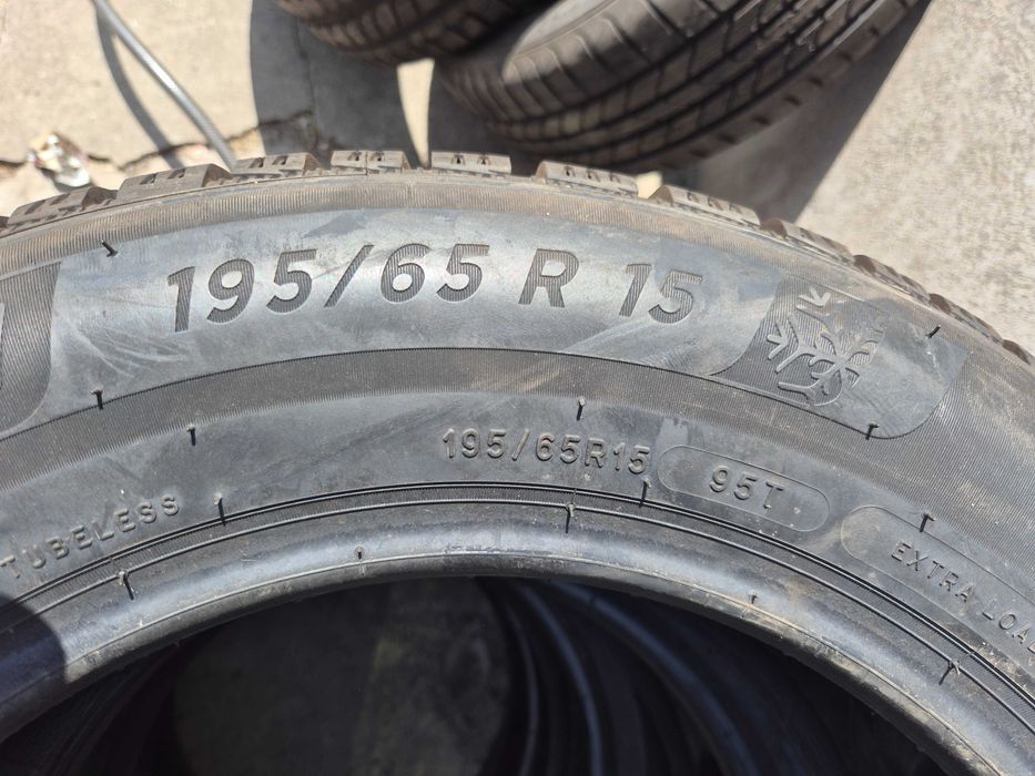 4 Anvelope M+S IARNA - 195/65/15 95T - Michelin ALPIN 6 - NOU - DOT 2022 !