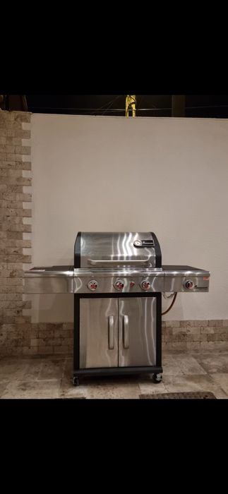 Gratar Triton 3.1 MAXX arzatoare de 3.5 kw fiecare,arzator lateral de