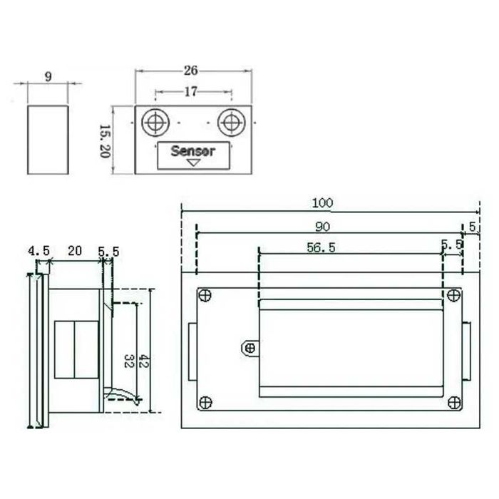 Ел метър за направа на дигитален линеал за циркулярни плотове,20204976