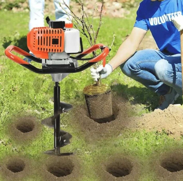 ПРОМО!!! Бензинов свредел STAHLMAYER 72КУБ., свредла за почва