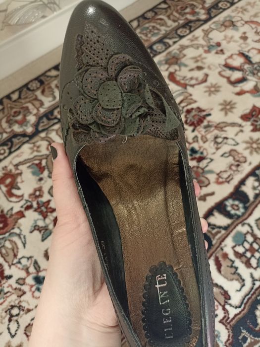 Туфли  б/у кожанные недорого