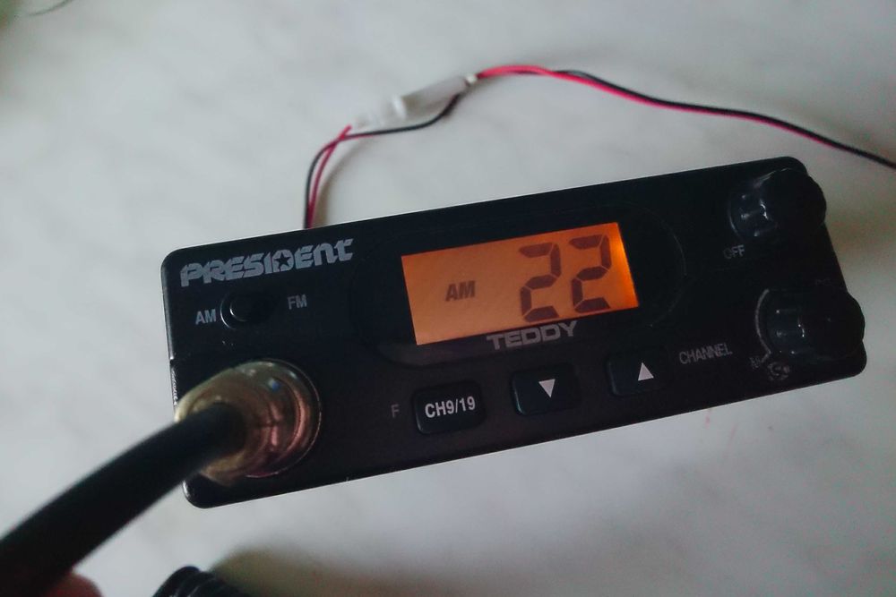 Statie recepție-emisie President Teddy ASC CB 27 Mhz