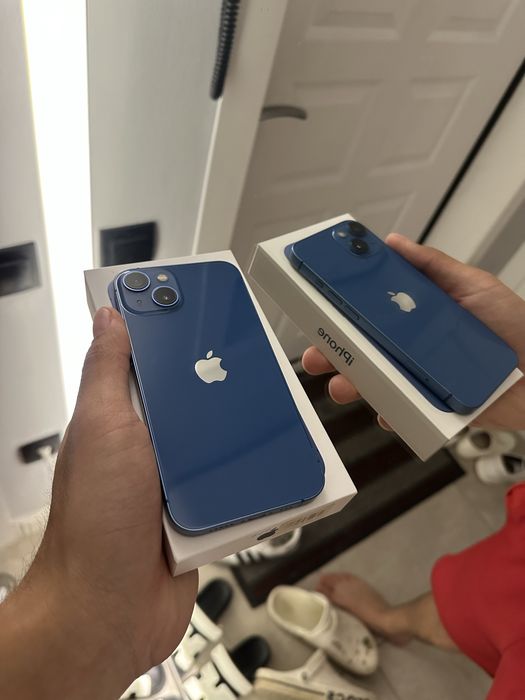 Синий iPhone 13, 128gb